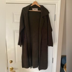 Pink Martini Forest Green Duster | Medium